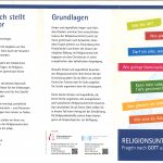 Informationsflyer Religionsunterricht