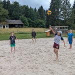 Beachvolleyball am Fuß des Braunecks