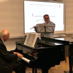 Dr. Wilhelm Pfaffel und Michael Hotz an Piano und Querflöte