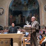 Schulleiter Herr Bednar und Herr Waas